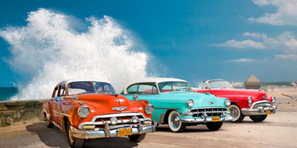 Picture of CARS IN AVENIDA DE MACEO- HAVANA- CUBA