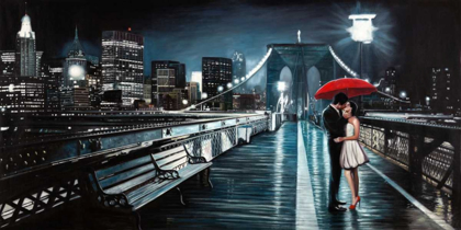 Picture of KISSING ON BROOKLYN BRIDGE