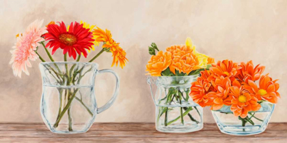 Picture of FLEURS ET VASES JAUNE