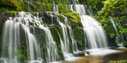 Picture of WATERFALL PURAKAUNUI FALLS, NEW ZEALAND