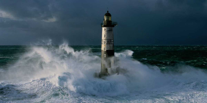 Picture of PHARE D AR-MEN LORS D UNE TEMPETE