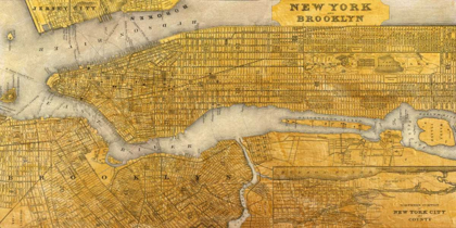 Picture of GILDED MAP OF NYC