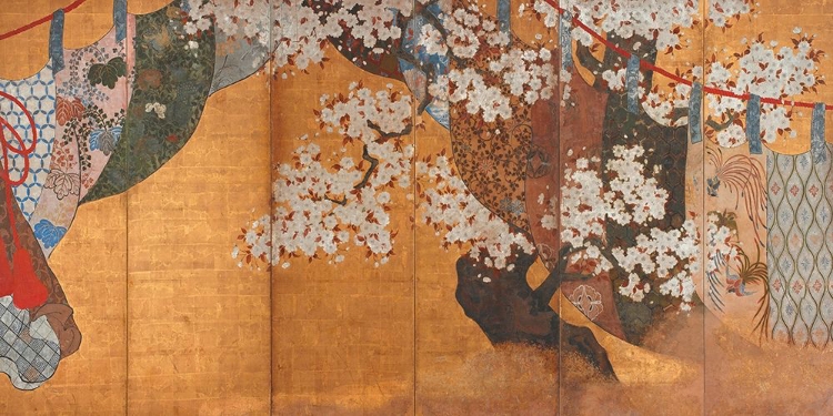 Picture of WIND-SCREEN AND CHERRY TREE