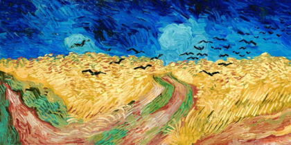 Picture of WHEAT FIELD WITH CROWS