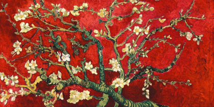 Picture of MANDORLO IN FIORE (RED VARIATION, DETAIL)