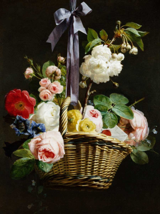 Picture of A ROMANTIC BASKET OF FLOWERS
