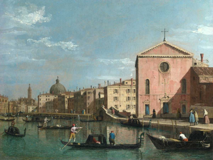 Picture of THE GRAND CANAL FACING SANTA CROCE, VENICE