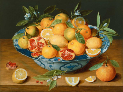 Picture of STILL LIFE WITH LEMONS - ORANGES AND A POMEGRANATE