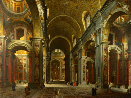 Picture of THE INTERIOR OF ST PETERS, ROME