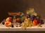 Picture of STILL LIFE WITH SUMMER FRUITS AND CHAMPAGNE