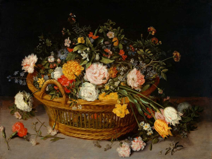 Picture of A BASKET OF FLOWERS