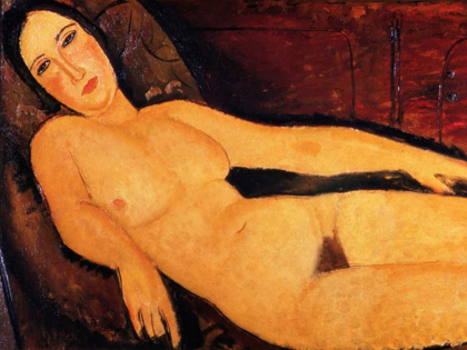 Picture of NUDE ON A DIVAN