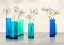Picture of POPPIES IN CRYSTAL VASES (AQUA PALETTE)