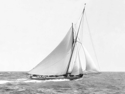 Picture of CUTTER SAILING ON THE OCEAN, 1910