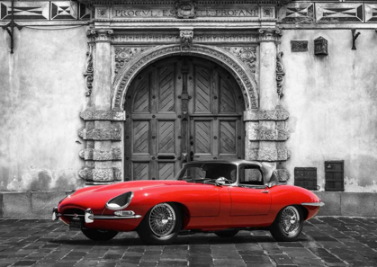 Picture of ROADSTER IN FRONT OF CLASSIC PALACE