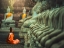 Picture of YOUNG BUDDHIST MONK PRAYING, THAILAND