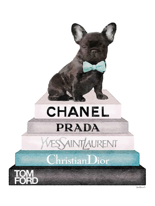 Picture of BOOKSTACK TEAL FRENCHIE