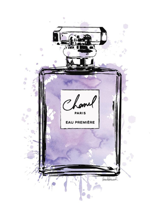 Picture of BLACK INKY PERFUME IN PURPLE