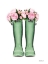 Picture of GREEN RAIN BOOTS WITH PEONY