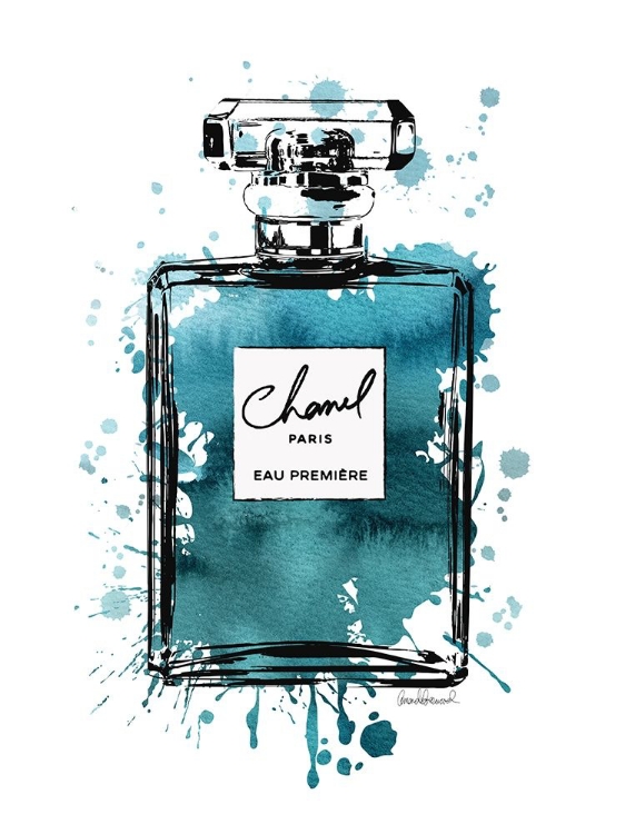 Picture of BLACK INKY PERFUME IN TEAL
