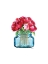 Picture of SHORT BLUE JAR PEONY