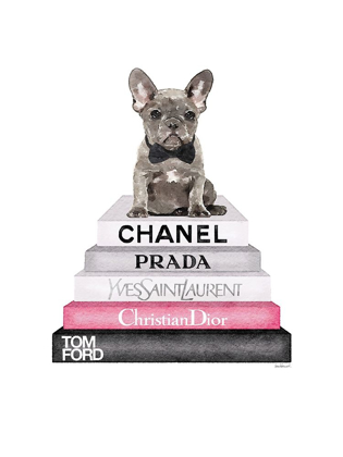 Picture of GREY FRENCHIE BOOKSTACK
