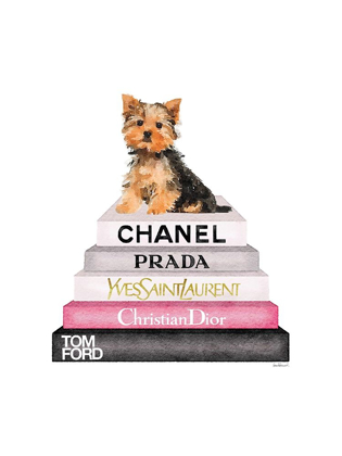 Picture of YORKIE BOOKSTACK