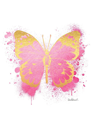 Picture of BUTTERFLY GOLD AND PINK