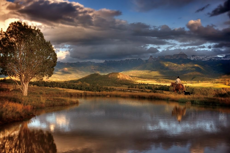 Picture of A COWBOY REFLECTS IN THE MOMENT