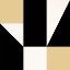Picture of GEOMETRIC ABSTRACT BLACK,TAN AND WHITE