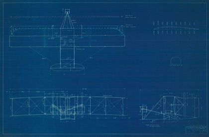 Picture of WRIGHT BROTHERS PLANE,BLUEPRINT
