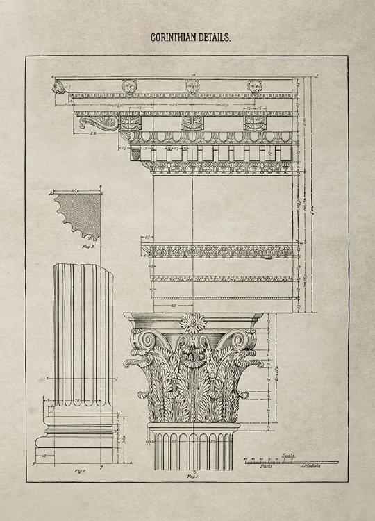 Picture of CORINTHIAN COLUMN DETAILS 