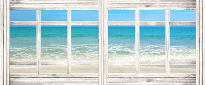 Picture of VINTAGE OCEAN WINDOW PANORAMA