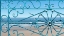 Picture of OCEAN THROUGH WROUGHT IRON WINDOW