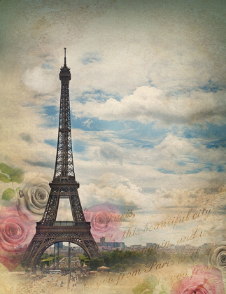 Picture of EIFFEL IN ROSE SKY
