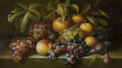 Picture of STILL LIFE GRAPES PEACHES 