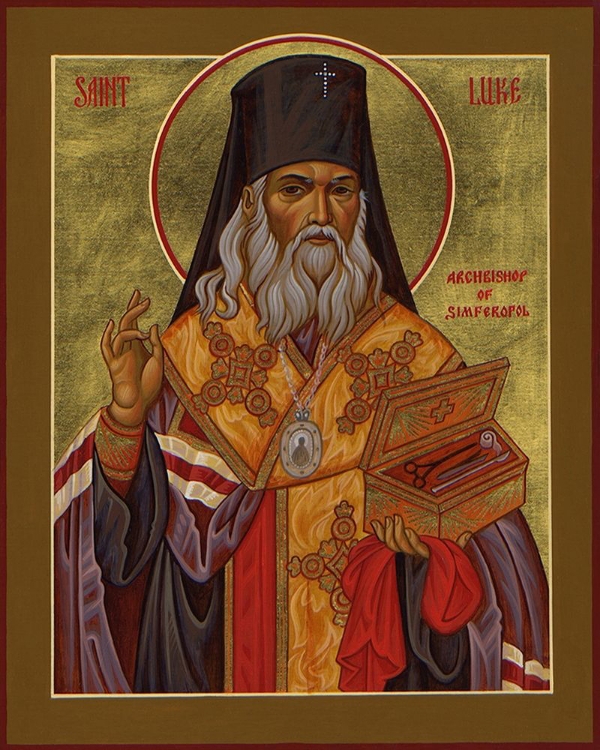 Picture of ICON SAINT LUKE GOLDEN ORTHODOX 