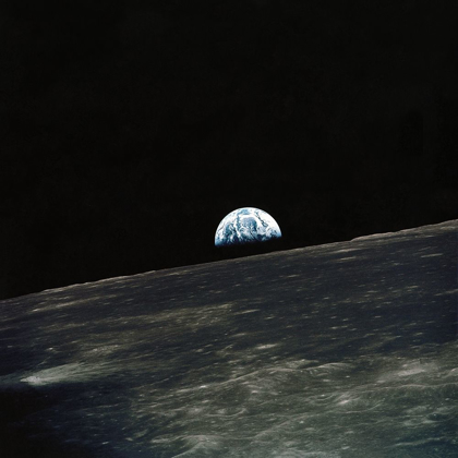 Picture of EARTH FROM MOON SPACE SKY