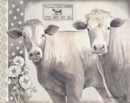 Picture of TWO CREAM COWS