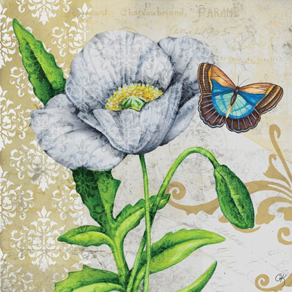Picture of POPPY AND BUTTERFLY