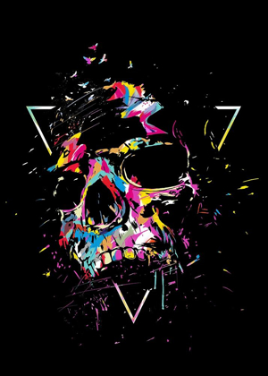 Picture of SKULL X (COLOR)