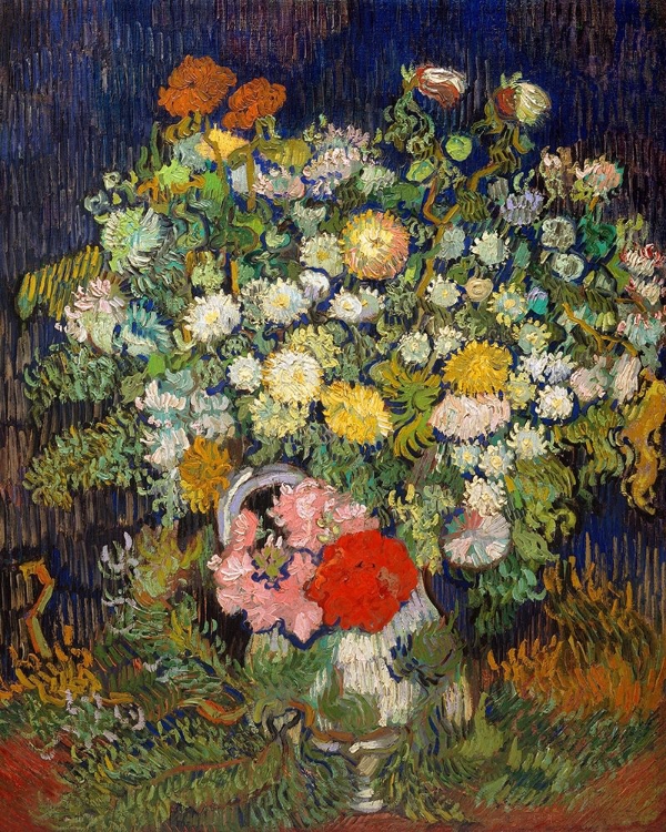 Picture of BOUQUET OF FLOWERS IN A VASE, 1890