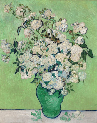 Picture of ROSES, 1890 (GREEN VASE)
