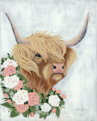 Picture of FLORAL HIGHLANDER COW