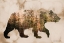 Picture of BROWN WOODS BEAR SILHOUETTE