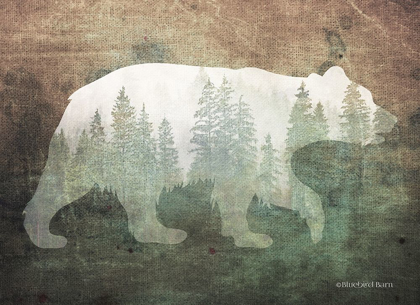 Picture of GREEN FOREST BEAR SILHOUETTE