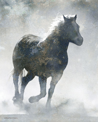 Picture of TEXTURED DARK RUNNING HORSE