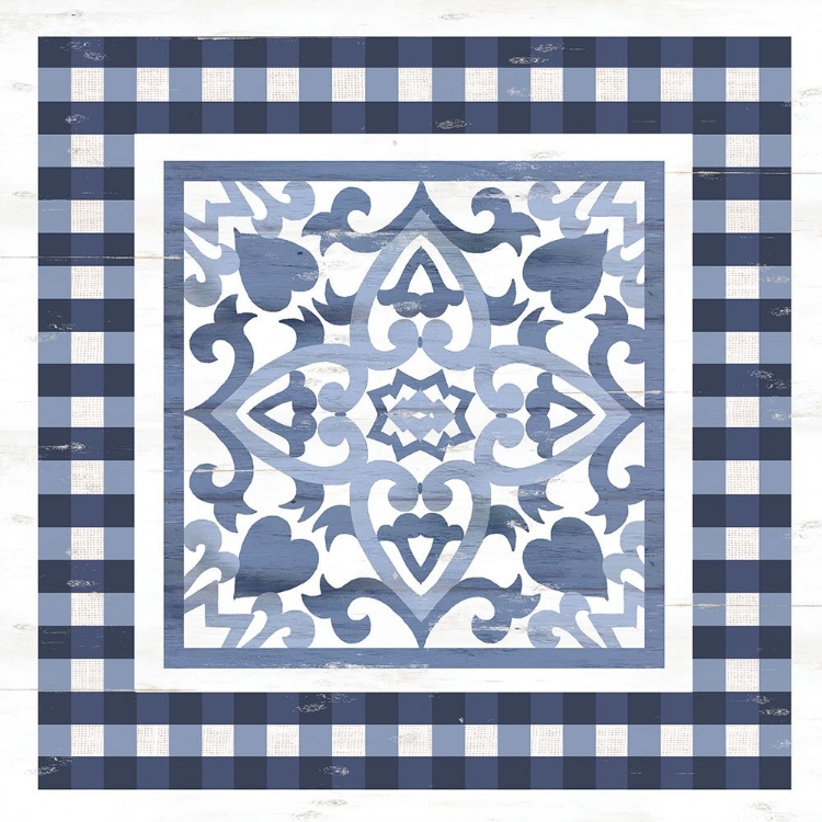 Picture of IVEY BLUE & WHITE TILE
