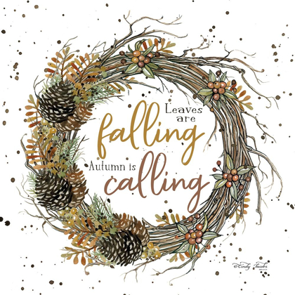 Picture of AUTUMN IN CALLING WREATH
