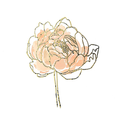 Picture of FOIL PEONY CONTOUR II